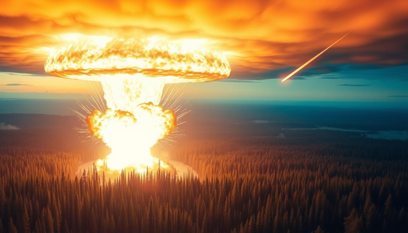 Explosión de Tunguska en Siberia